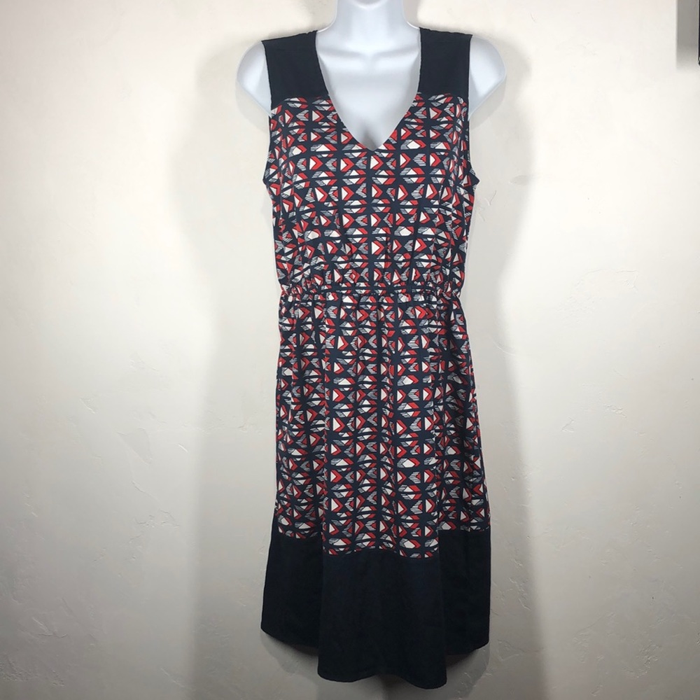 Blend She She Dares red & navy dress size small